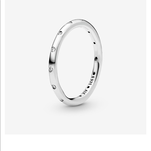 Pandora Simple Sparking Eternity Band Ring - Picture 2 of 7